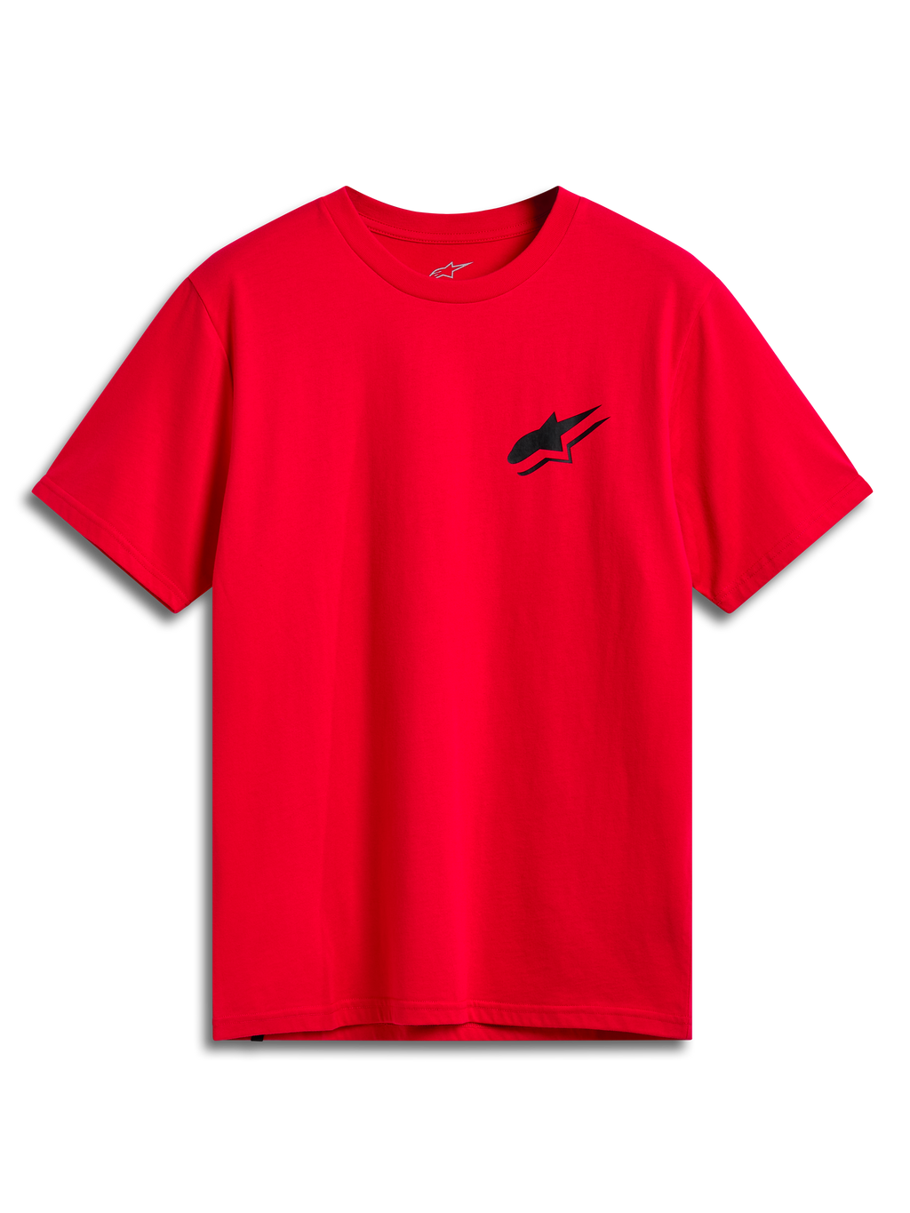 Alpinestars Formulate CSF Tee, Short Sleeve T-Shirt, Red, Small Black Astars logo on chest, Casual Motorsport Streetwear