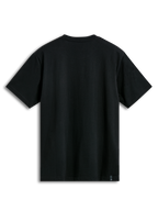 Alpinestars Prevail CSF T-Shirt, schwarzes Kurzarm-Sportswear-T-Shirt, Rückansicht mit einfarbig schwarzem Stoff