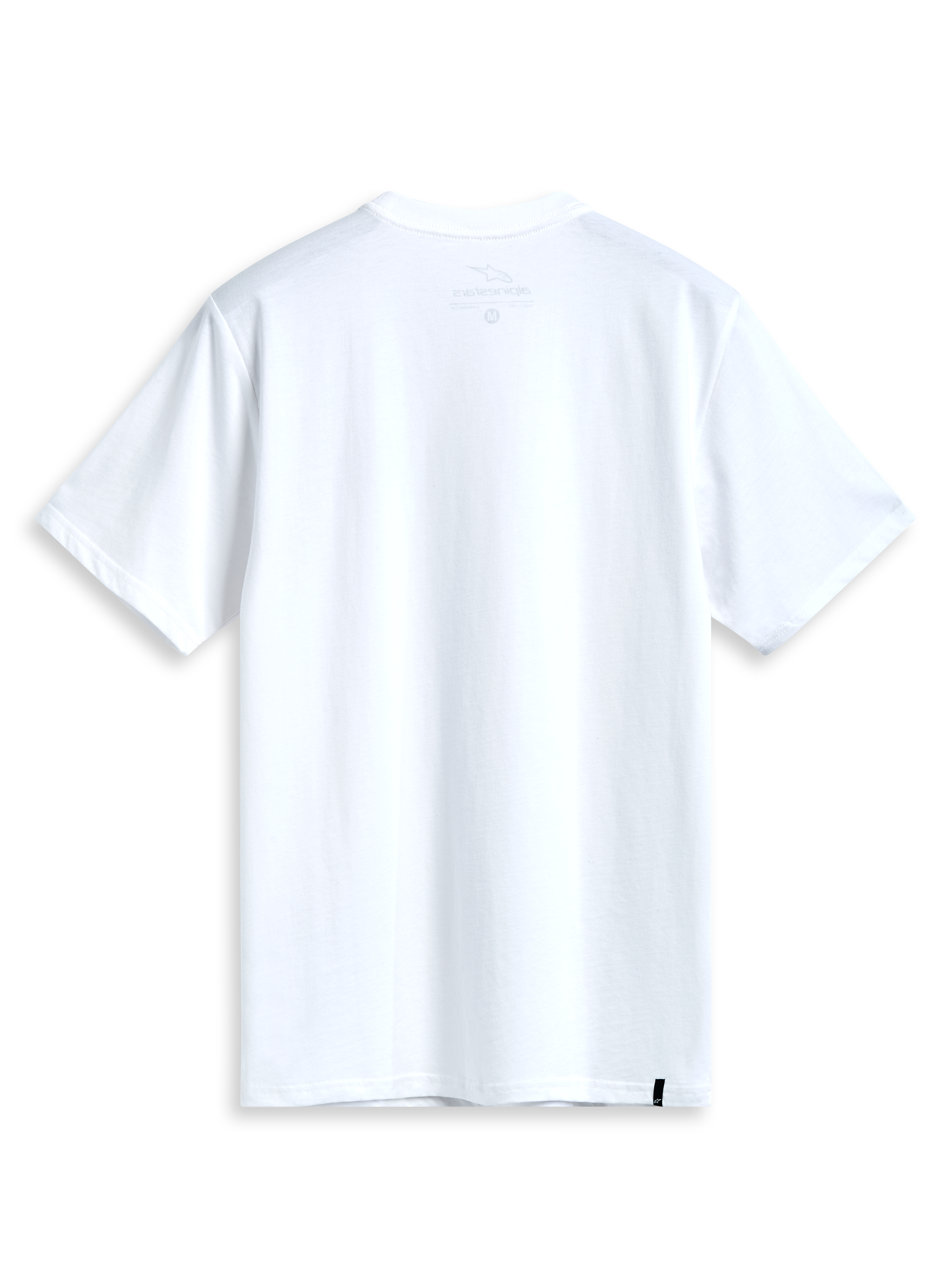 Alpinestars Prevail CSF T-Shirt, weißes Kurzarm-Sportswear-T-Shirt, Rückansicht mit schlichtem Design.