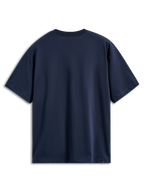 Alpinestars Aplomb Oversized CSF Tee, Kurzarm-T-Shirt, Navy, Rückansicht, entspannte Oversized-Passform, schlichtes Design mit kleinem Logo-Etikett am Saum, lässige Sportbekleidung