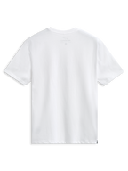 Alpinestars Abus CSF T-Shirt, kurzärmeliges T-Shirt, Weiß, gebogenes Alpinestars-Logo mit mehreren gestapelten Logos, lässige Motorsport-Sportbekleidung