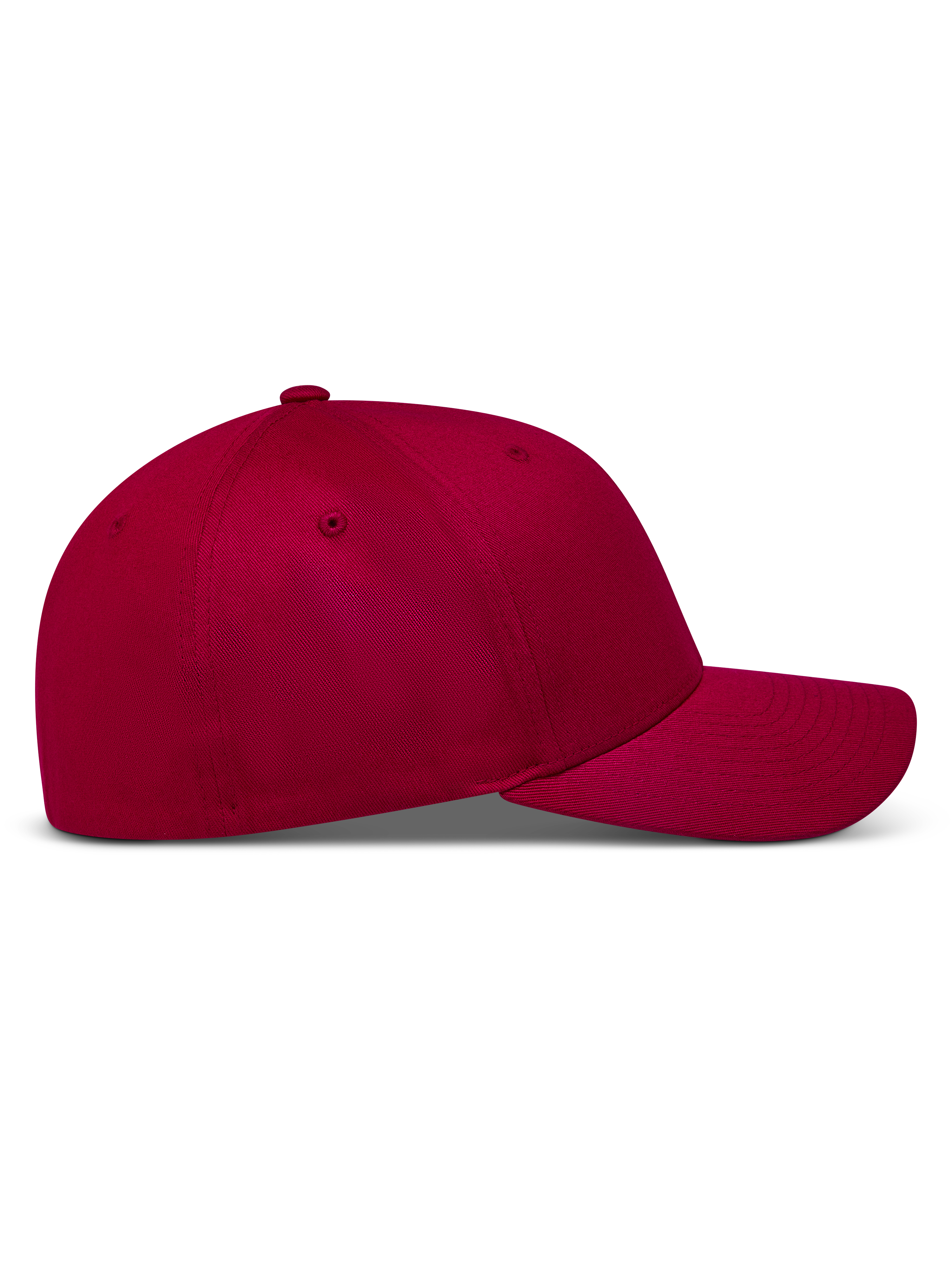 Alpinestars Pivot Kappe, dunkelrote Sportswear-Baseballkappe aus Twill-Gewebe, mit strukturierter Krone und gebogenem Schirm.