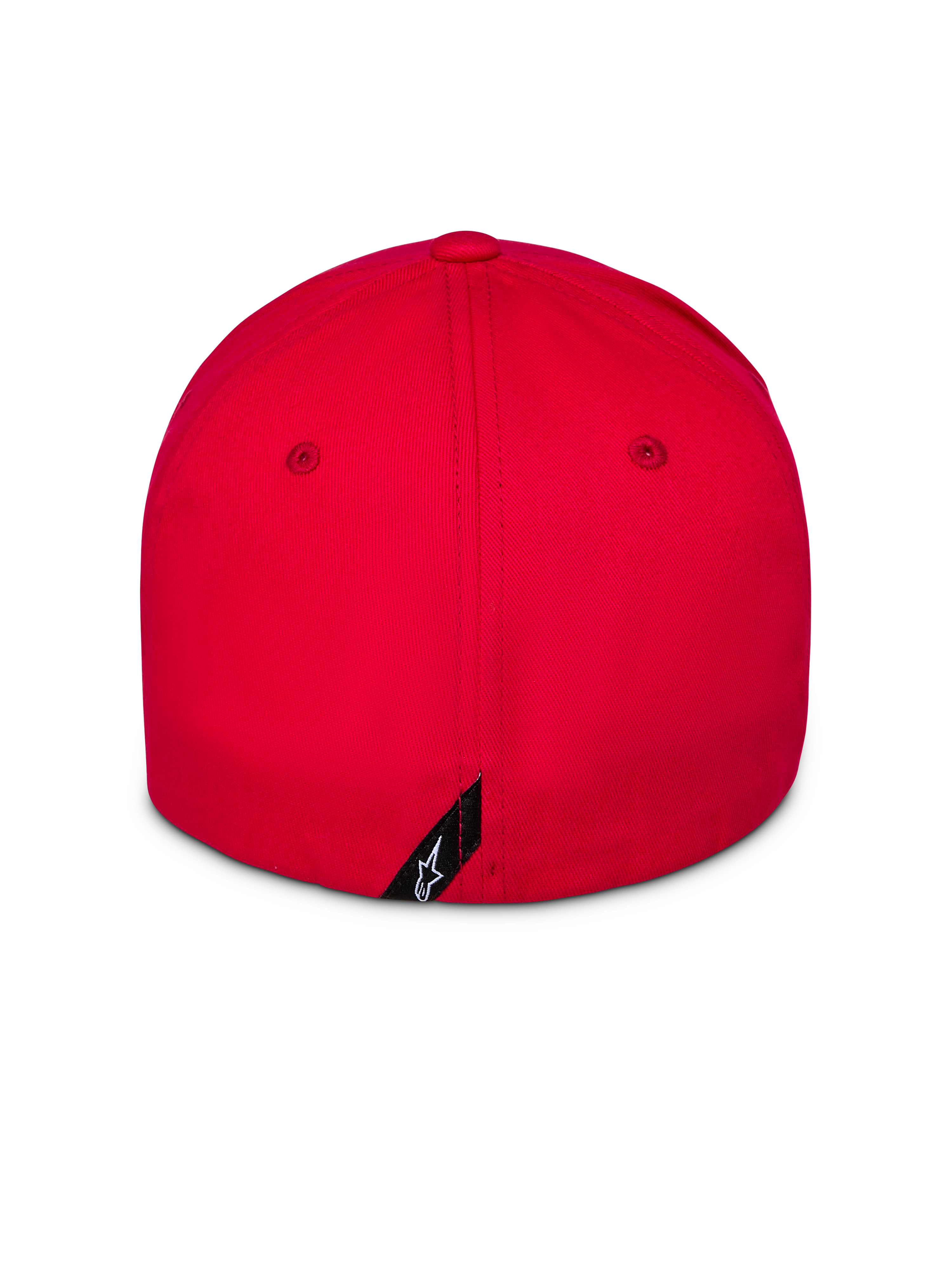 Alpinestars Pivot Kappe, Rot, Rückansicht, Flex-Rückseite, Strukturierte Krone, Kleines Astars-Logo-Etikett, Casual Sportswear