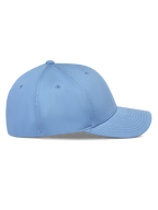 Alpinestars Pivot Kappe, Blau, Seitenansicht einer strukturierten Baseballkappe mit gebogenem Schirm, Baumwoll-Twill-Konstruktion, lässiges Sportbekleidungs-Accessoire