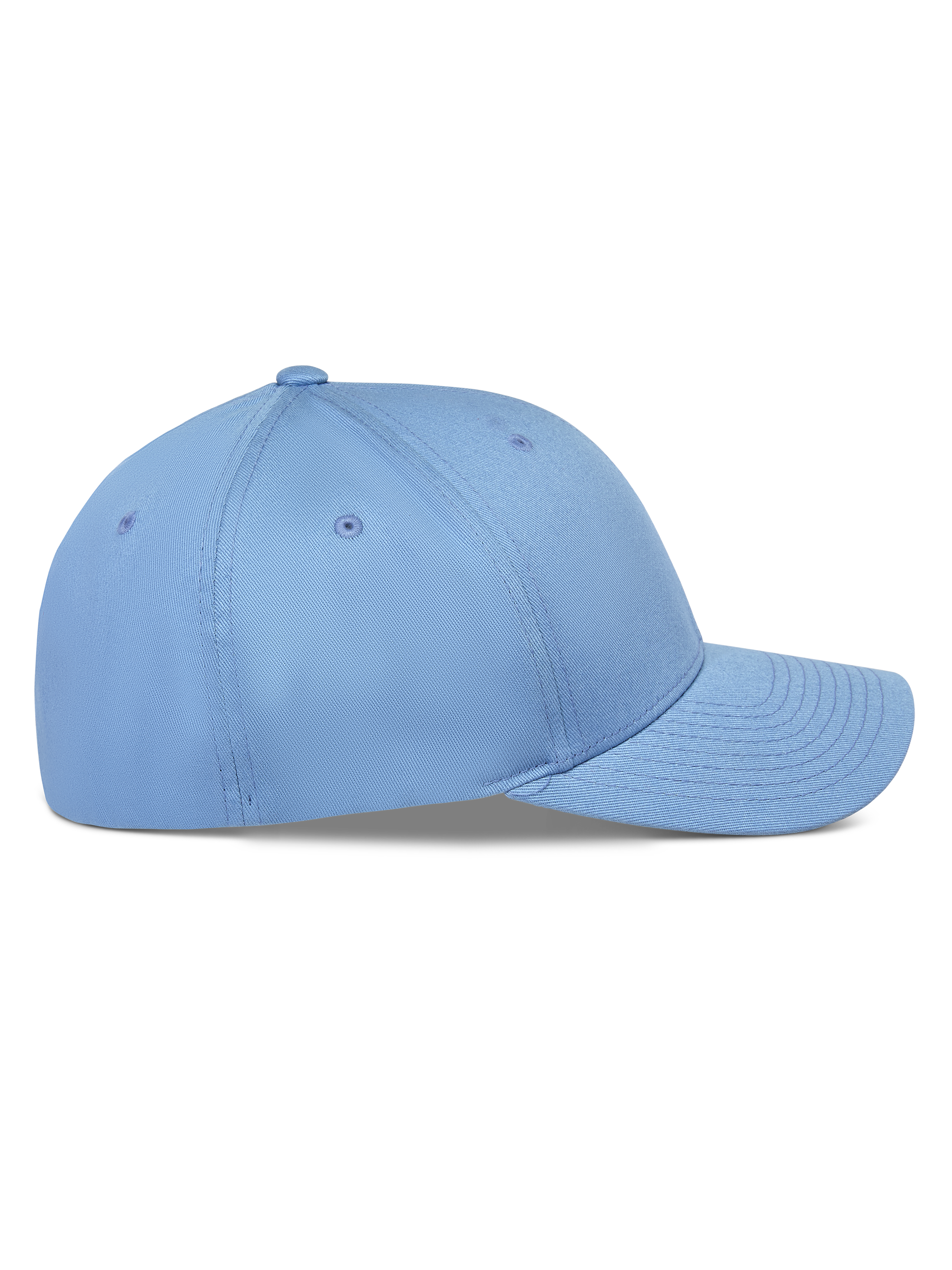 Alpinestars Pivot Kappe, Blau, Seitenansicht einer strukturierten Baseballkappe mit gebogenem Schirm, Baumwoll-Twill-Konstruktion, lässiges Sportbekleidungs-Accessoire