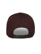 Alpinestars Matrix Snapback Kappe, Rückansicht, Braun, verstellbarer Snapback-Verschluss, strukturierte Krone, Hauptstoff aus Twill, kleines Astars-Logo-Etikett auf der Rückseite