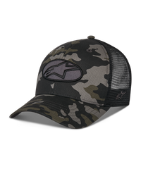 Oblique Camo Trucker Hut