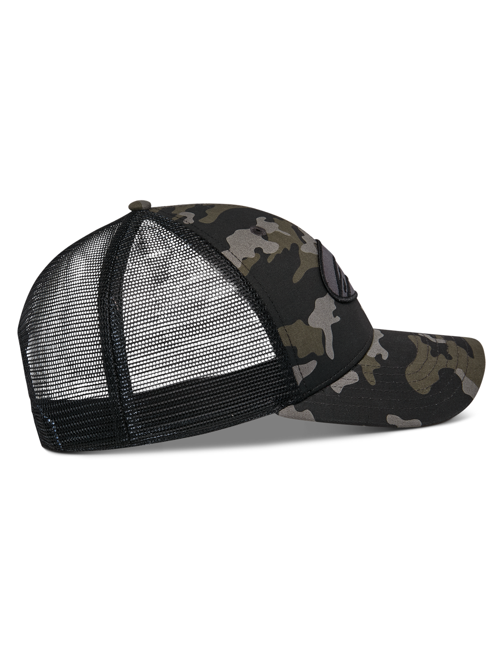Oblique Camo Trucker Hut