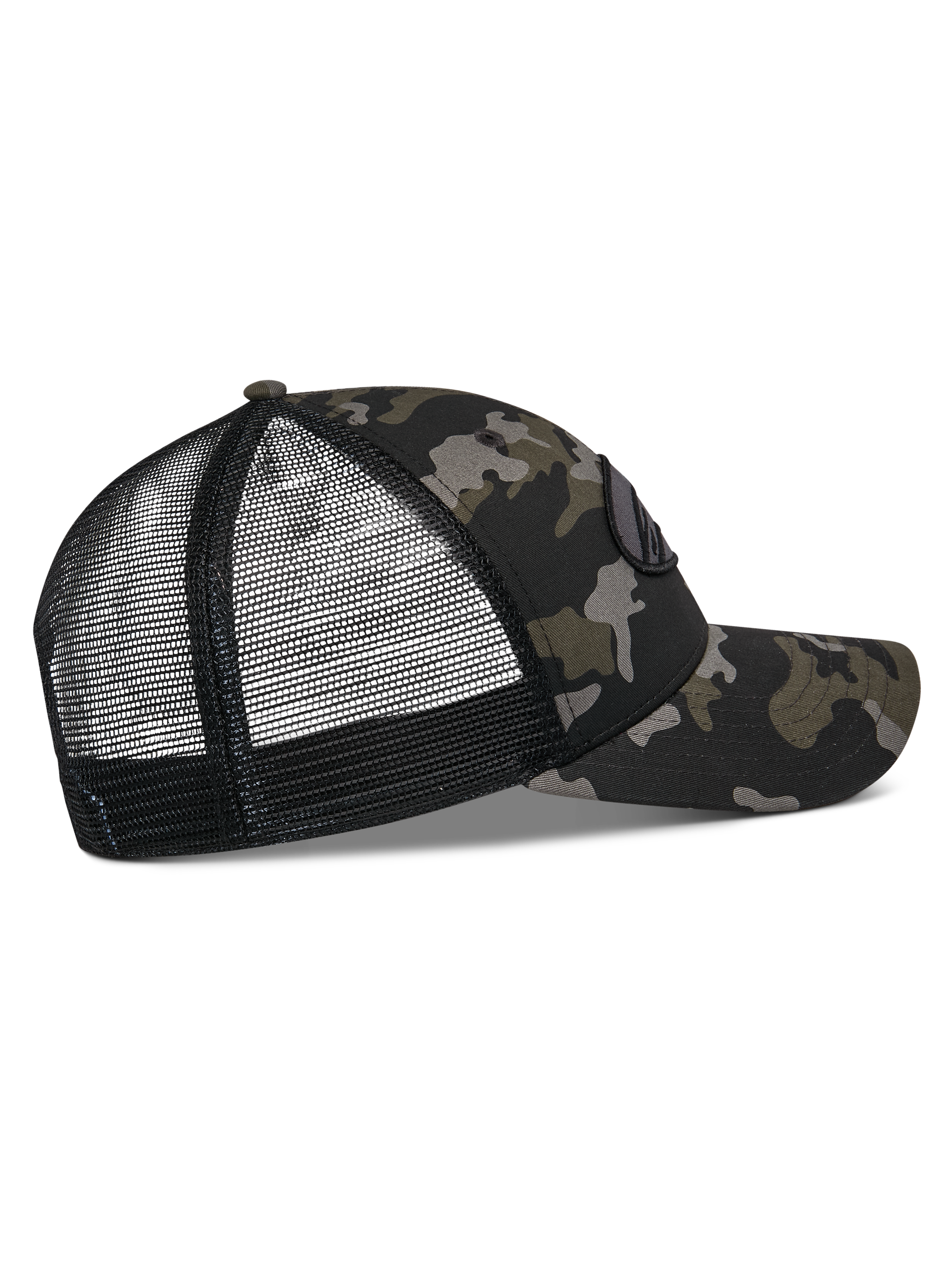 Oblique Camo Trucker Hut
