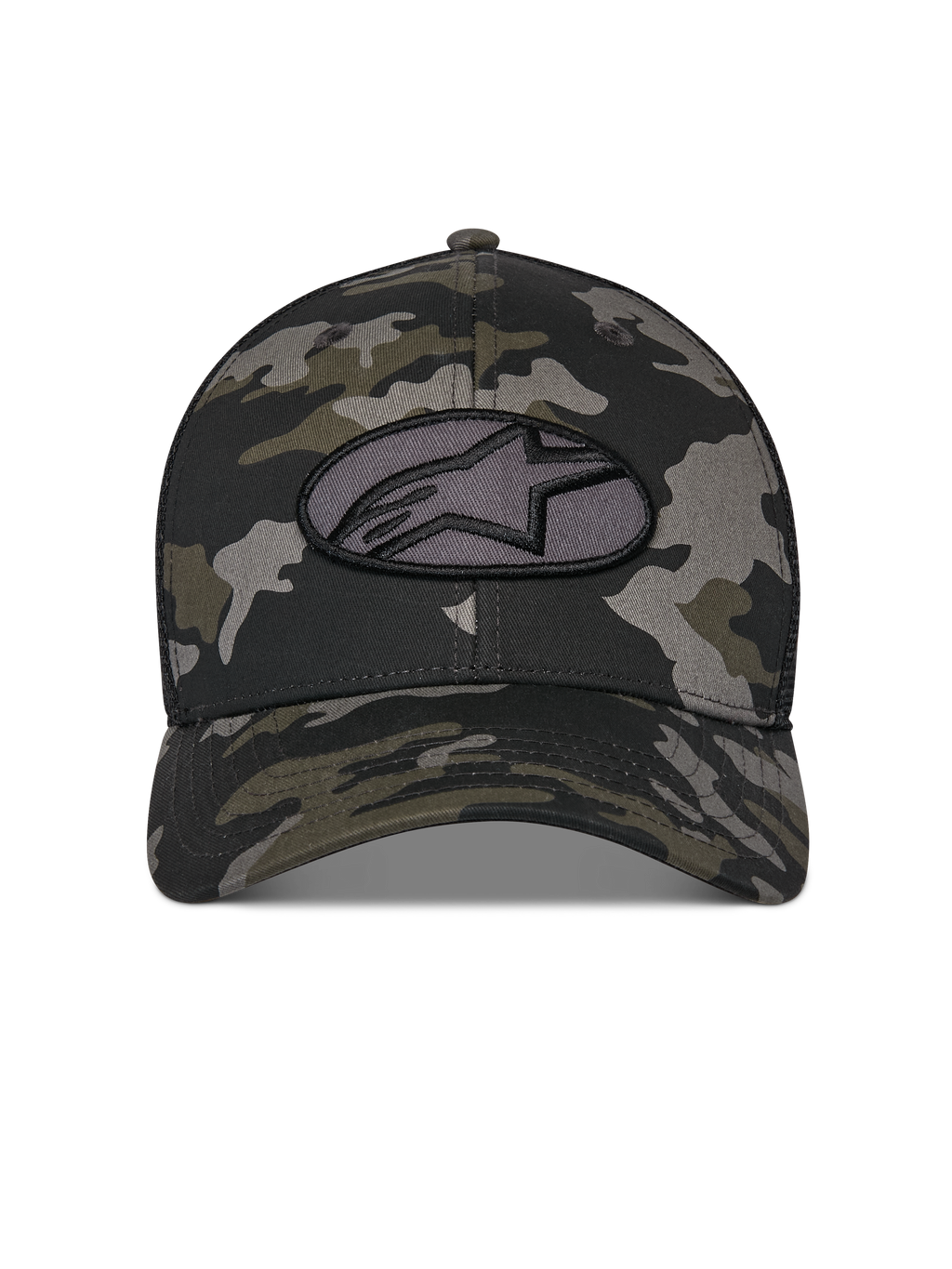 Oblique Camo Trucker Hut