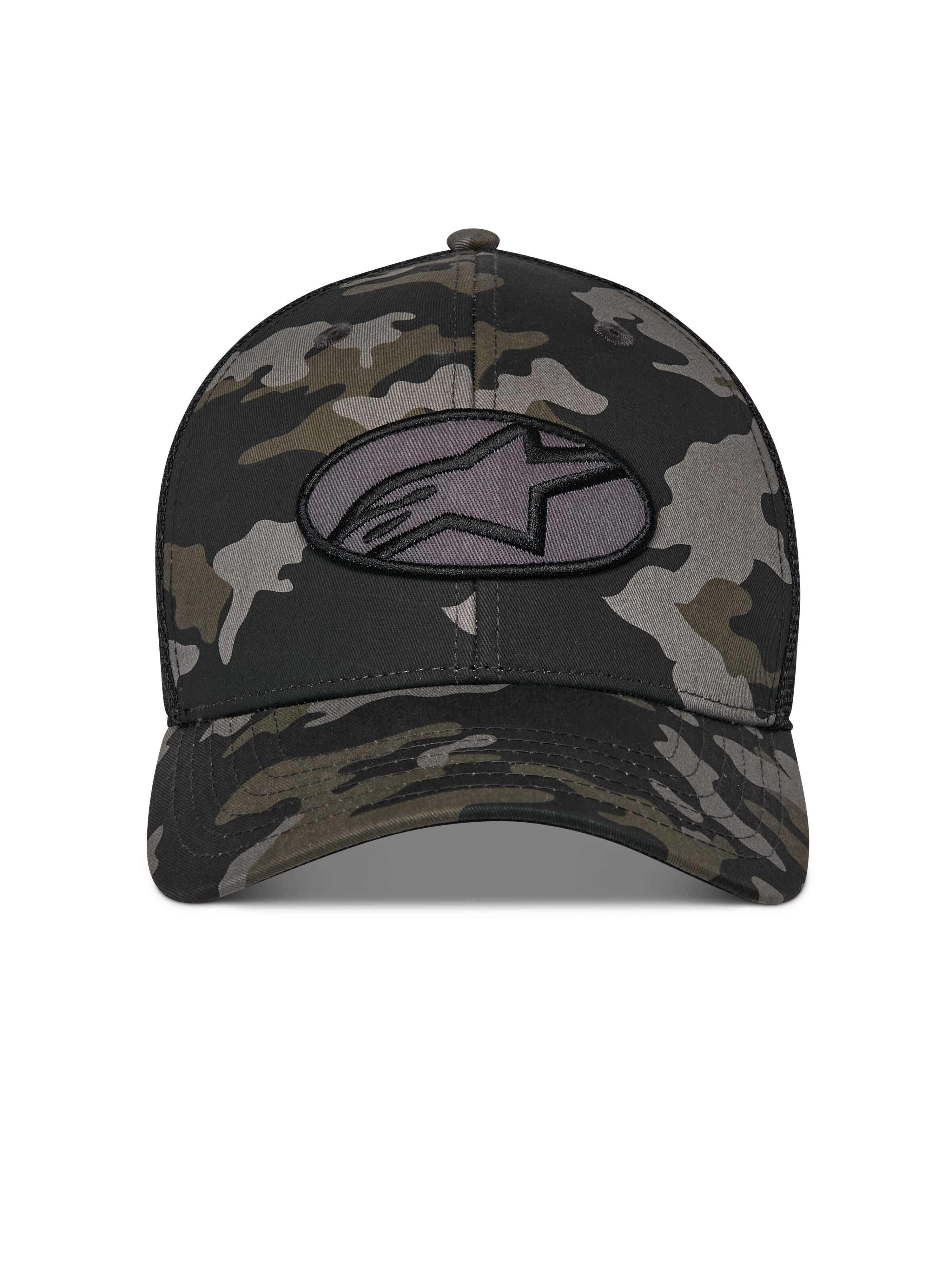 Oblique Camo Trucker Hut