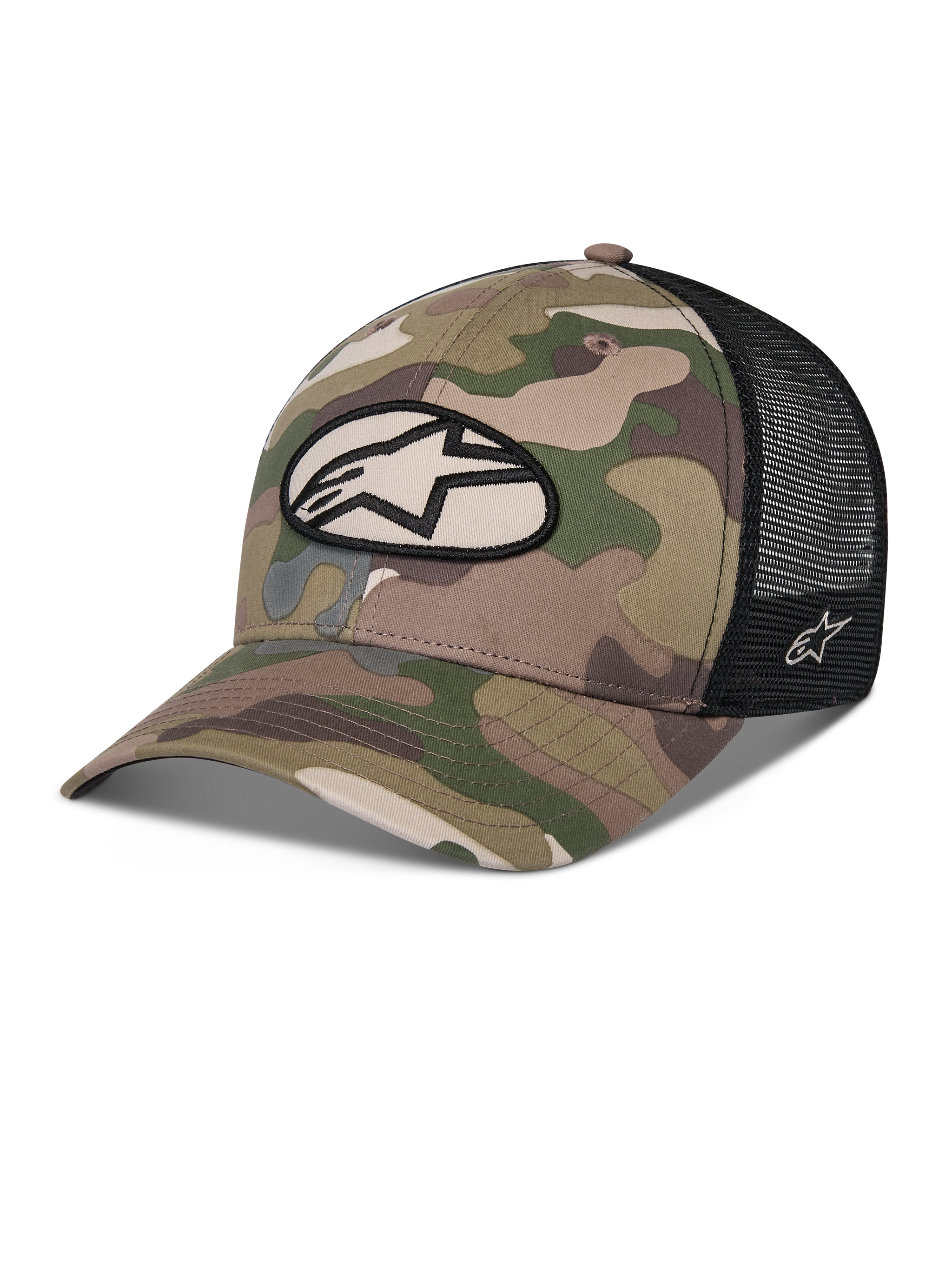 Oblique Camo Trucker-Hut