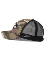 Oblique Camo Trucker-Hut
