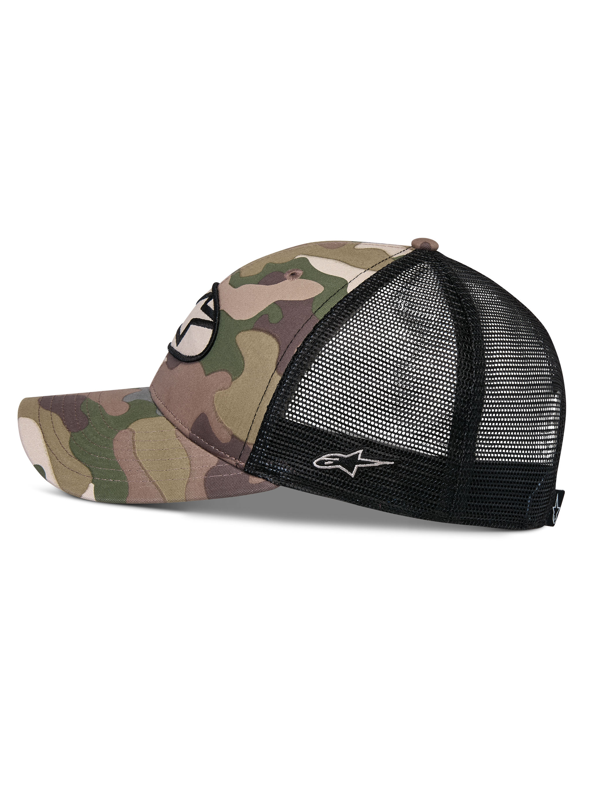 Oblique Camo Trucker-Hut