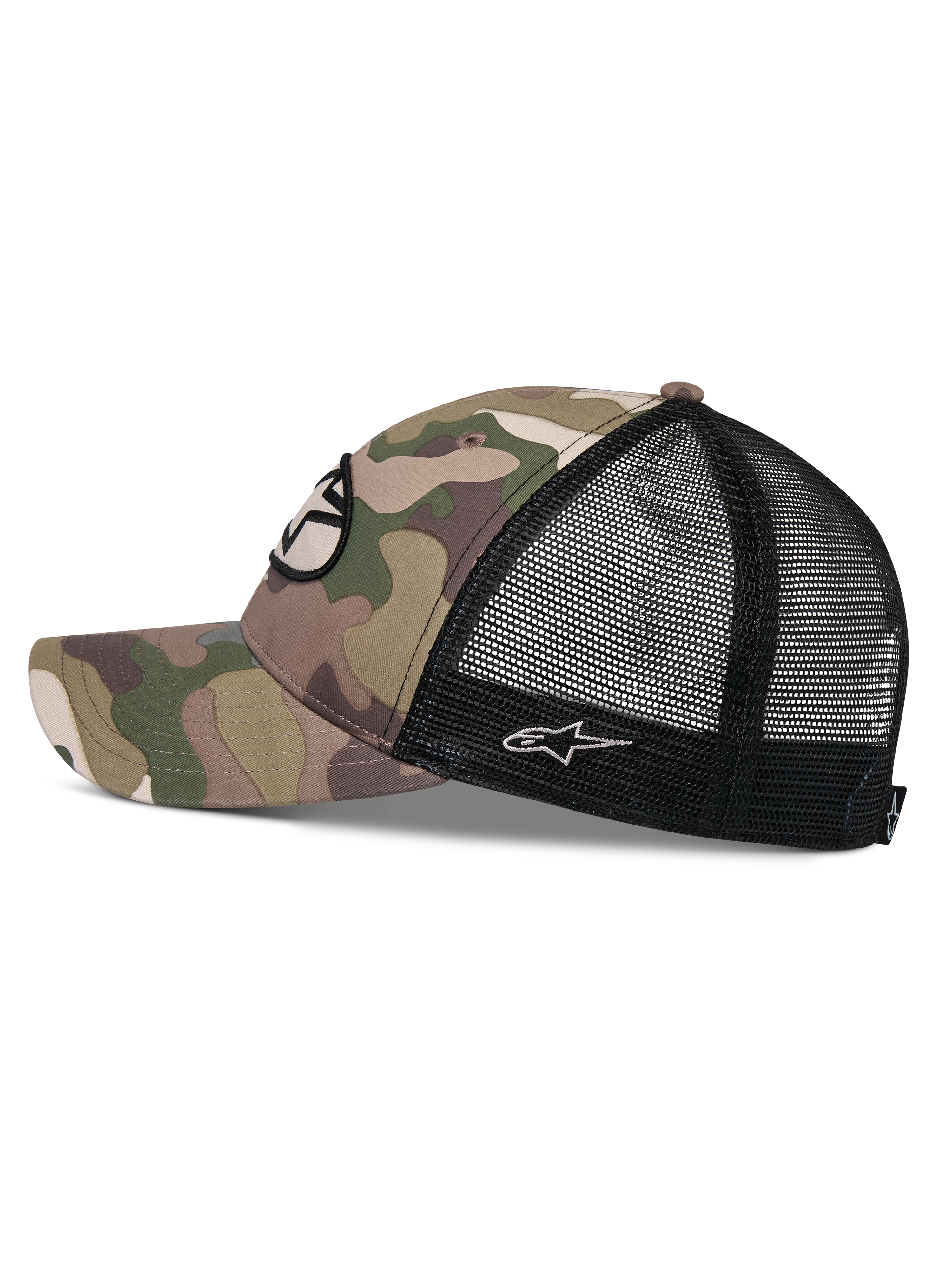 Oblique Camo Trucker-Hut