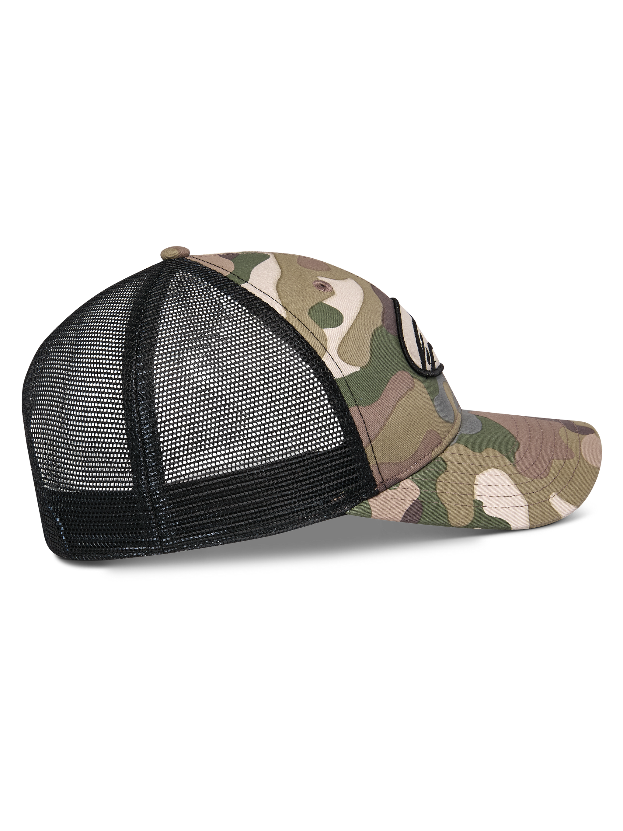 Oblique Camo Trucker-Hut