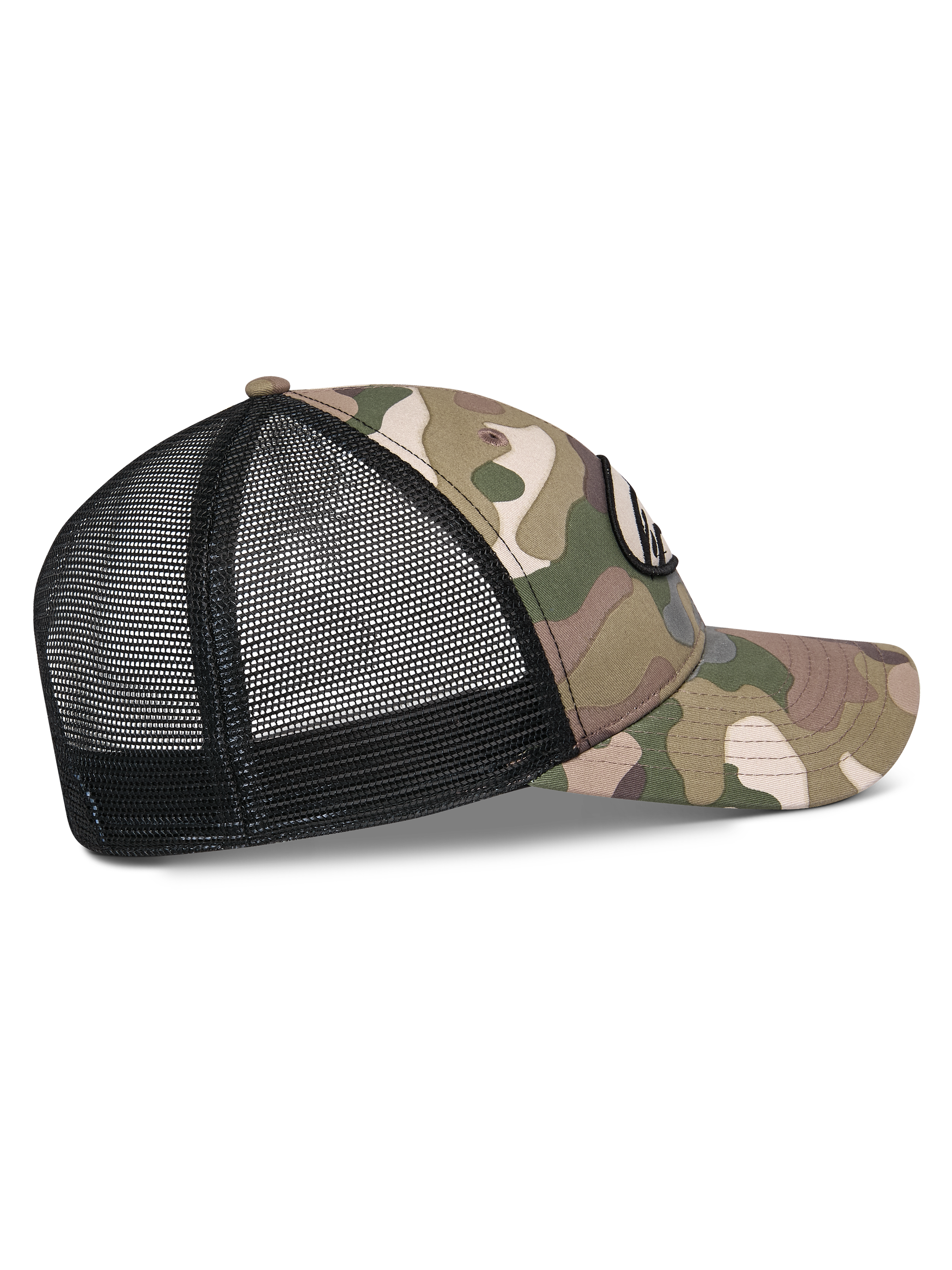 Oblique Camo Trucker-Hut