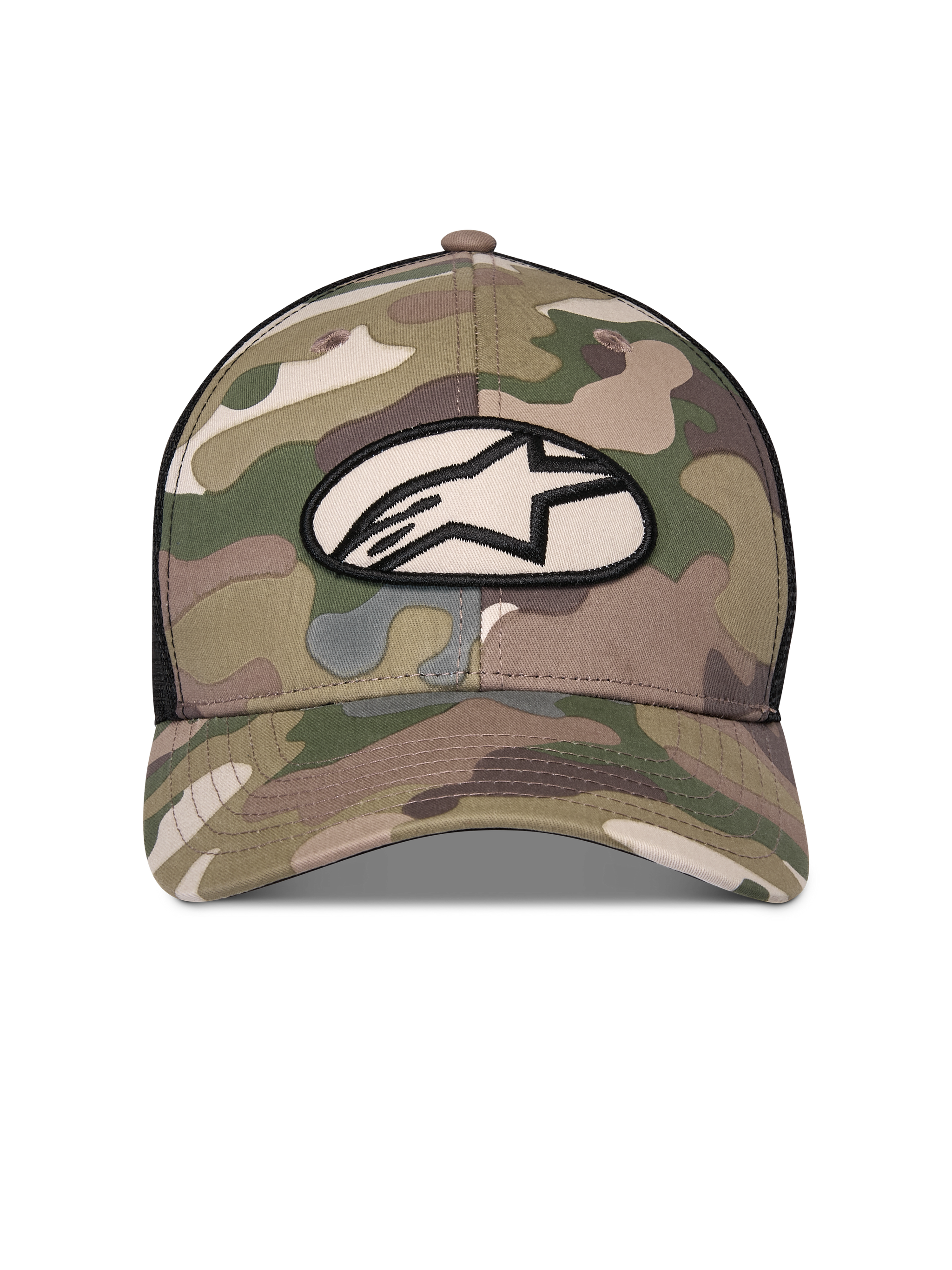 Oblique Camo Trucker-Hut