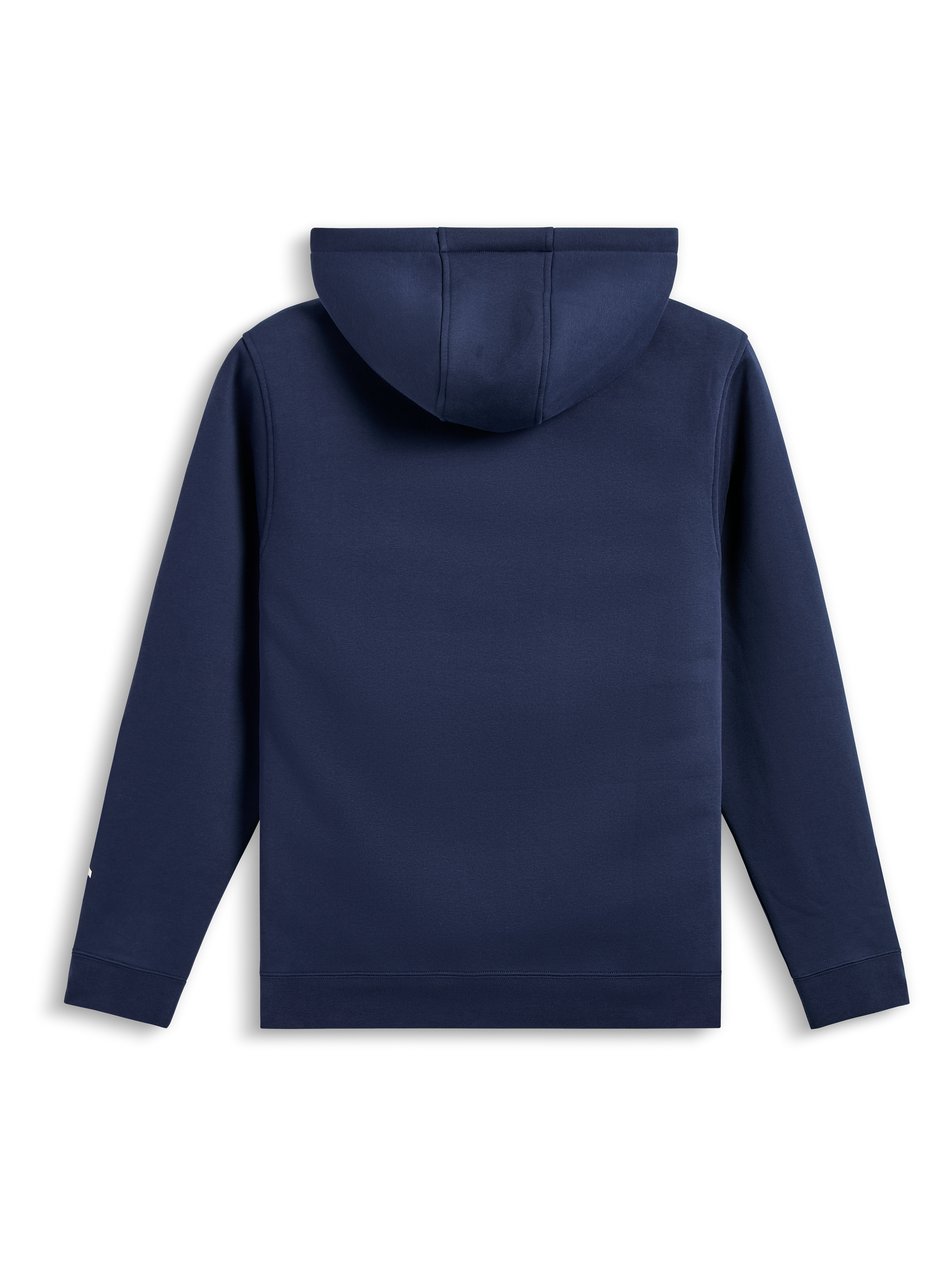 Alpinestars Harken Hoodie, Rückansicht, Navy-Blau, Pullover-Fleece mit langen Ärmeln und Rippbündchen, selbstgefütterte Kapuze, lässige vom Motorsport inspirierte Streetwear