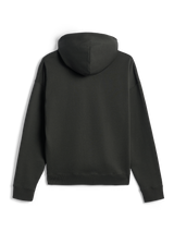 Alpinestars Essentials Ageless Hoodie, Kapuzenpullover, Off Black, Rückansicht, hochwertiges Fleece mit Stone-Wash-Finish, gerippte Bündchen und Saum, minimalistisches Casual-Streetwear-Design