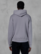 Alpinestars Essentials Ageless Hoodie, silbergraues Fleece, Rückansicht, minimalistisches Pullover-Design mit Kapuze und Rippbündchen, lässige Motorsport-inspirierte Streetwear