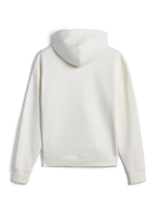 Alpinestars Essentials Ageless Hoodie, Rückansicht eines Freizeit-Kapuzenpullovers in Off-White, entspannte Passform mit gerippten Bündchen und Saum, minimalistische Ästhetik für täglichen Komfort