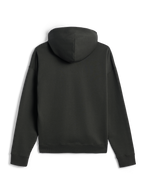 Alpinestars Essentials Ageless Zip Hoodie, Rückansicht, Off Black, Kapuzensweatshirt mit durchgehendem Reißverschluss, entspannte Passform mit Rippstrickbündchen an Ärmeln und Saum, Stone-Washed-Fleece, minimalistisches Sportswear-Design