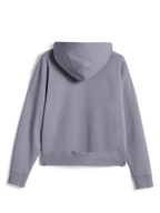 Alpinestars Essentials Ageless Zip Hoodie, Rückansicht, Silber, lässige Fleece-Streetwear, entspannte Passform, gerippte Bündchen und Saum, Stonewash-Finish