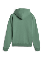 Alpinestars Essentials Ageless Zip Hoodie, lässige Streetwear, Kaktusgrün, Rückansicht mit entspannter Passform und Rippstrickbündchen, hochwertiges 330 g/m² Kompaktfleece