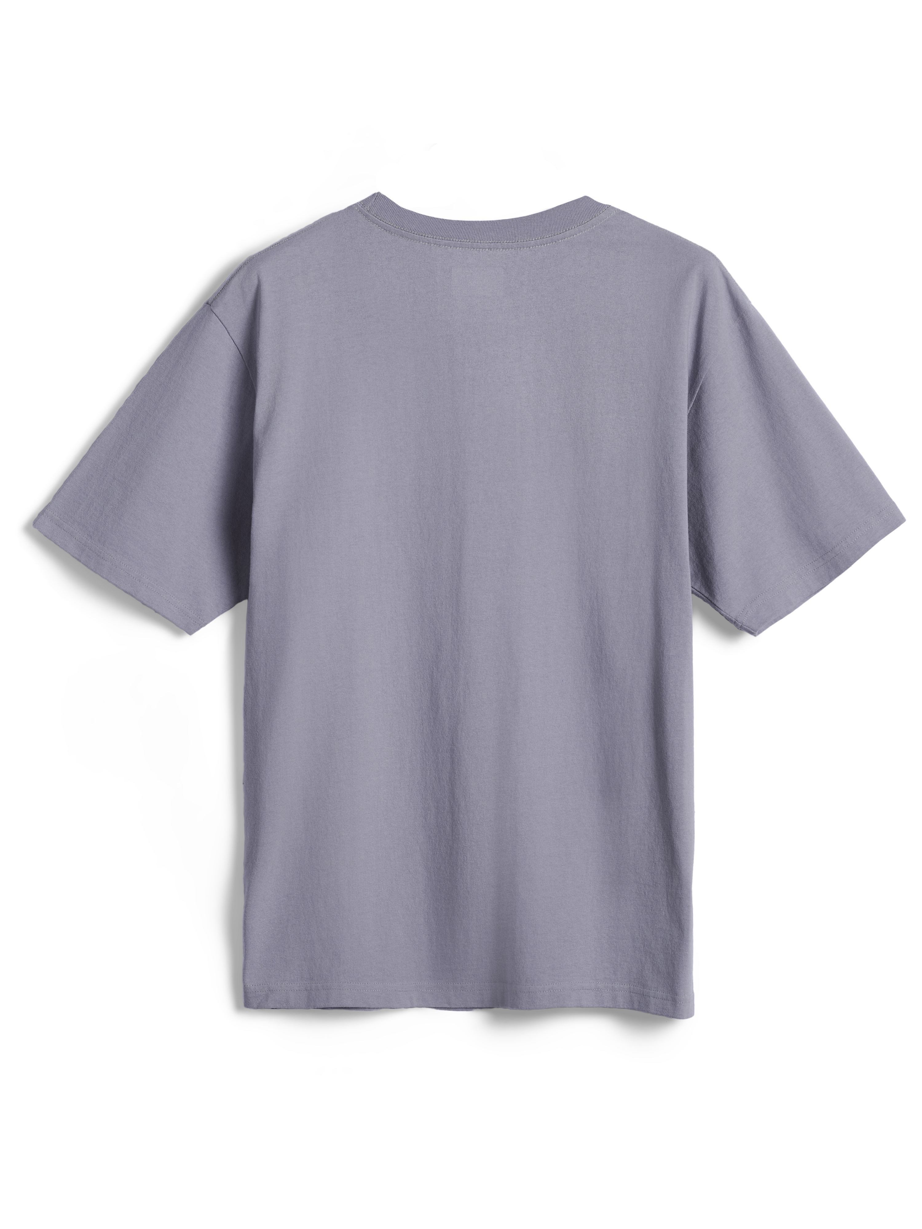 Alpinestars Essentials Ageless SS Tee, kurzärmeliges T-Shirt, Silber, Rückansicht, schlichtes Design, entspannte Passform, lässige Streetwear aus Bio-Baumwolle