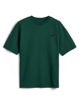 Alpinestars Essentials Ageless SS Tee, Kurzarm-T-Shirt, Pine Green, mit kleinem Alpinestars-Logo auf der Brust, lässige Motorsport-Streetwear