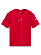 Alpinestars Frontal CSF T-Shirt, Kurzarm-T-Shirt, Rot, weißes Astars-Logo auf der Brust, Performance-Sportbekleidung