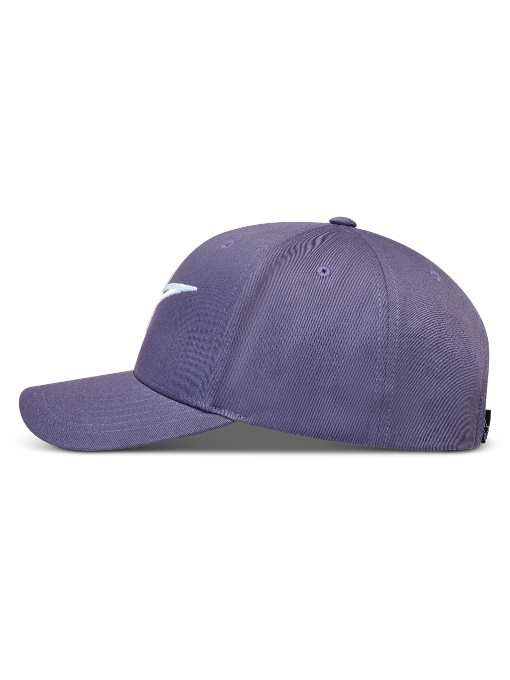 Alpinestars Ageless Snapback Hat in Dusty Purple, featuring a curved bill and structured crown in durable twill fabric.