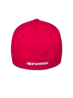 Alpinestars Corp Shift Multi Mütze, Rot, Rückansicht mit weißem gesticktem Logo, Flex-Back-Design, lässige vom Motorsport inspirierte Sportbekleidung