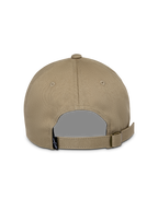Alpinestars Deduce Strapback Kappe, Khaki, Rückansicht mit verstellbarem Riemen und Metallschnalle, mit kleinem schwarzem Logo-Etikett, lässige Kopfbedeckung aus Baumwolltwill