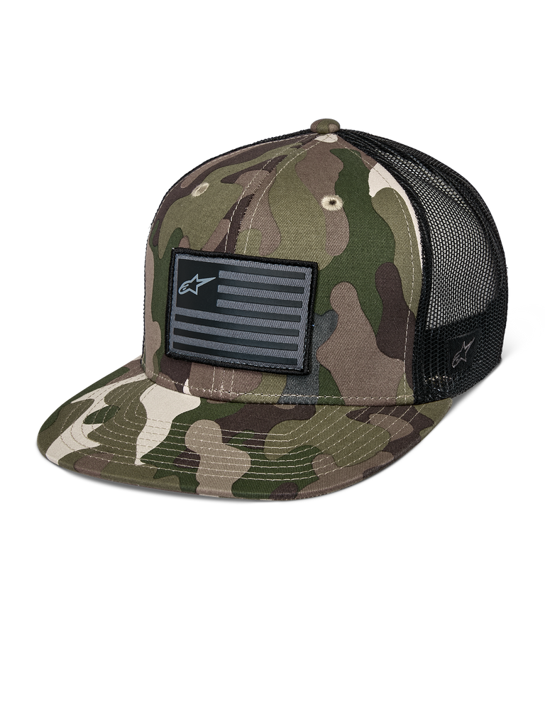 Flag Flat Trucker-Kappe
