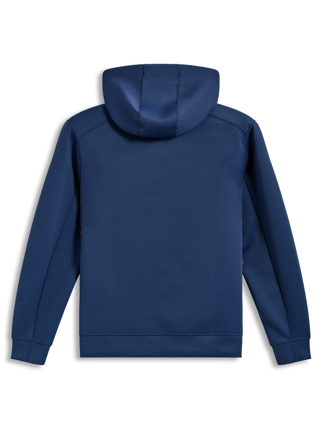 Alpinestars Datrix Hoodie, Rückansicht, Stahlblau, Tri-Blend-Doppelgewebe mit Mesh-gefütterter Kapuze, Sportswear
