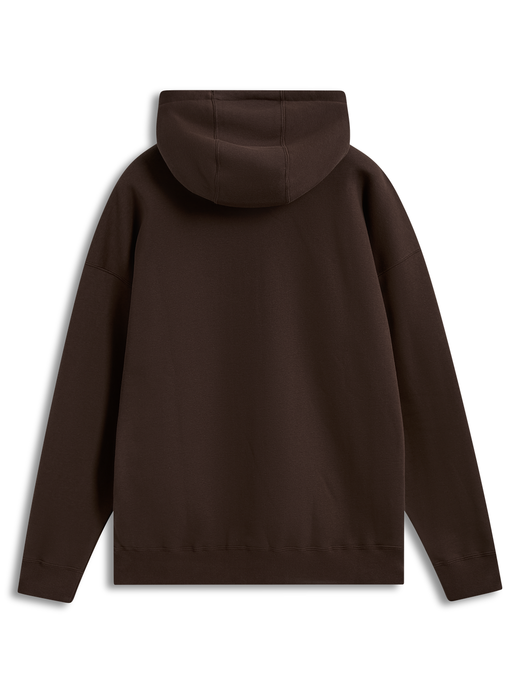Alpinestars Prelude Oversized Hoodie, brauner Fleece-Sportswear-Pullover in der Rückansicht, lässige Oversized-Passform.