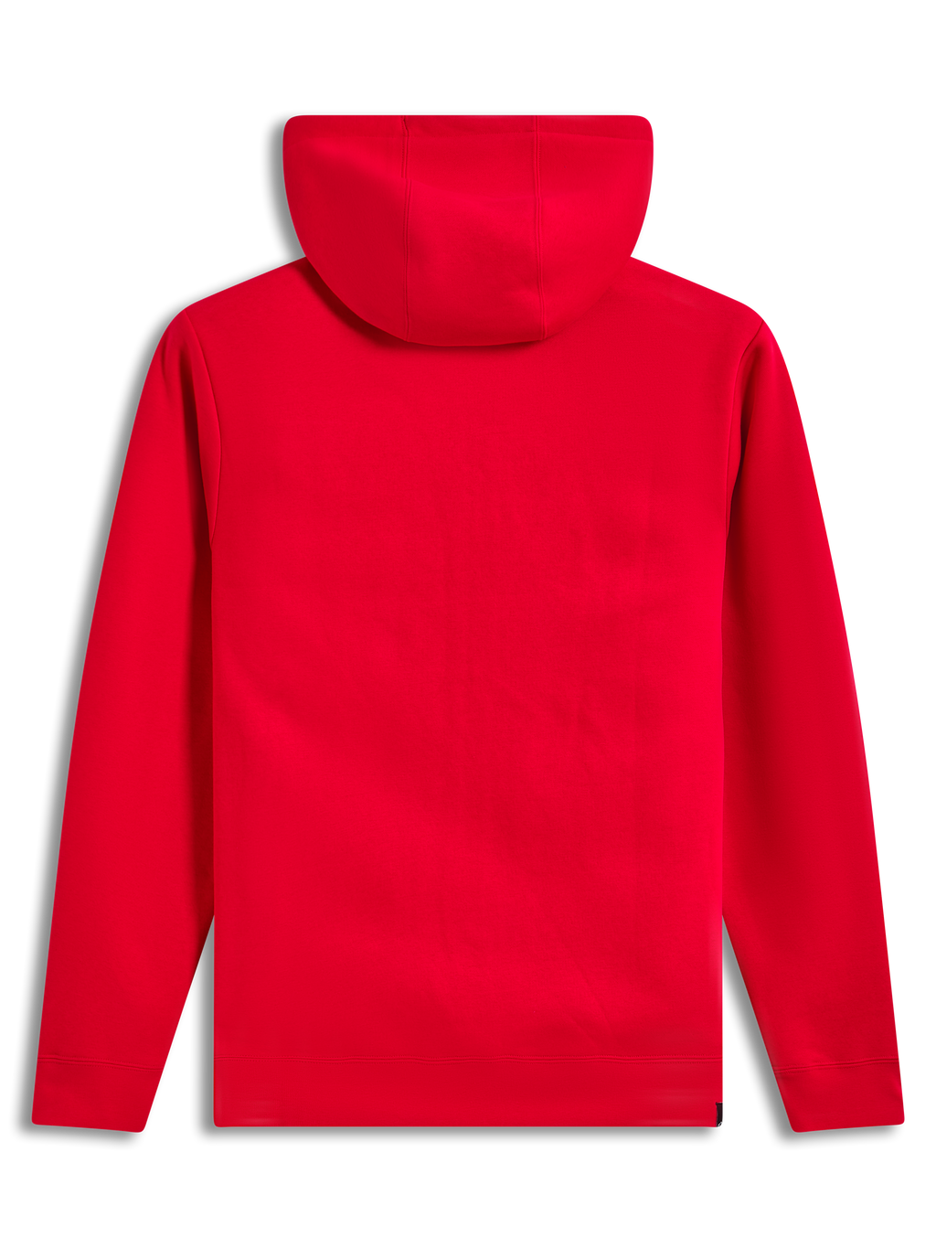 Alpinestars Race Wordmark Hoodie, Rückansicht, Rot, Fleece-Kapuzenpullover für Motorsport und Freizeit.