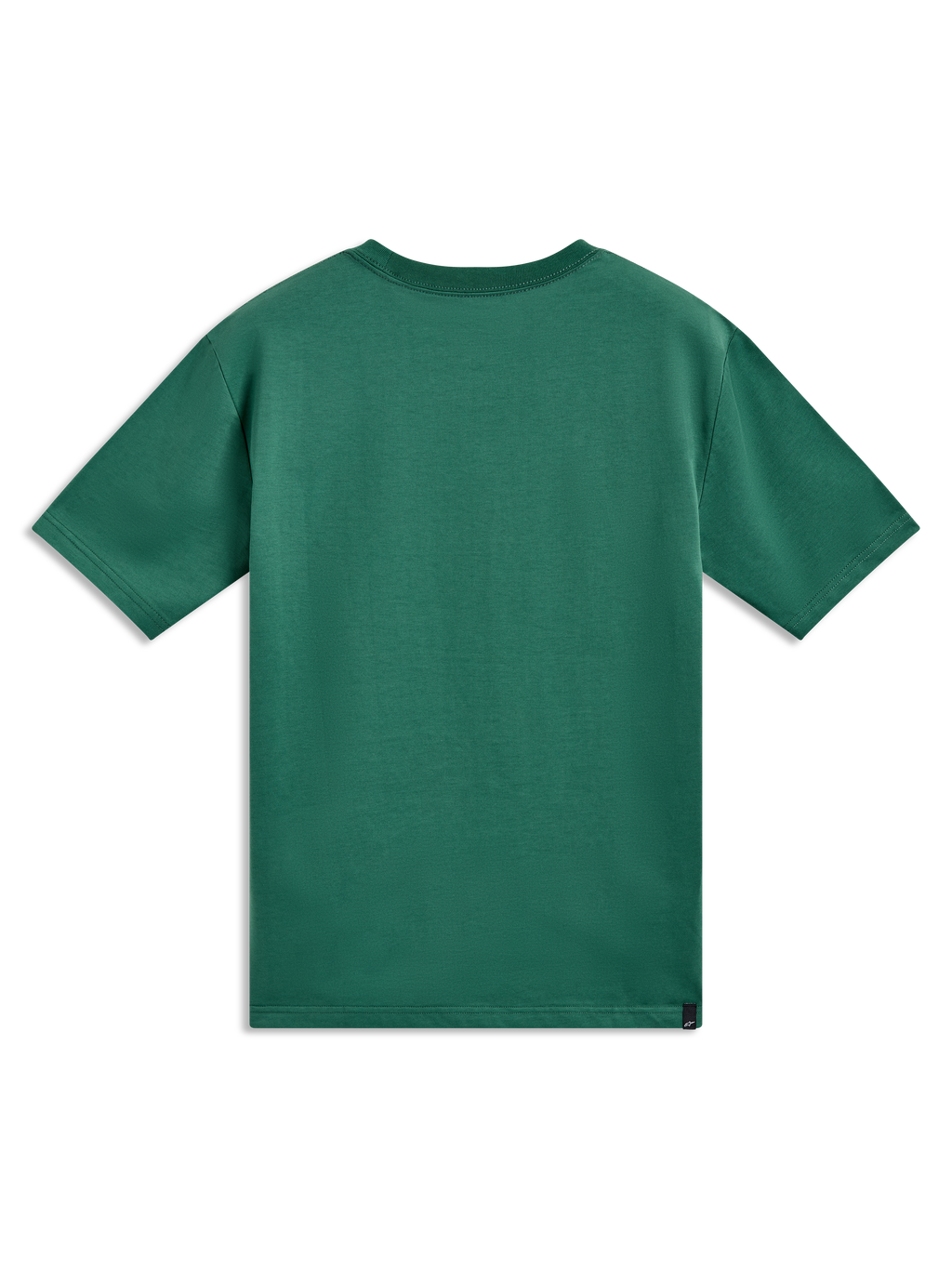Alpinestars Singular CSF Tee - Kurze Ärmel, Rückansicht des grünen Sport-T-Shirts aus weichem Textilmaterial.