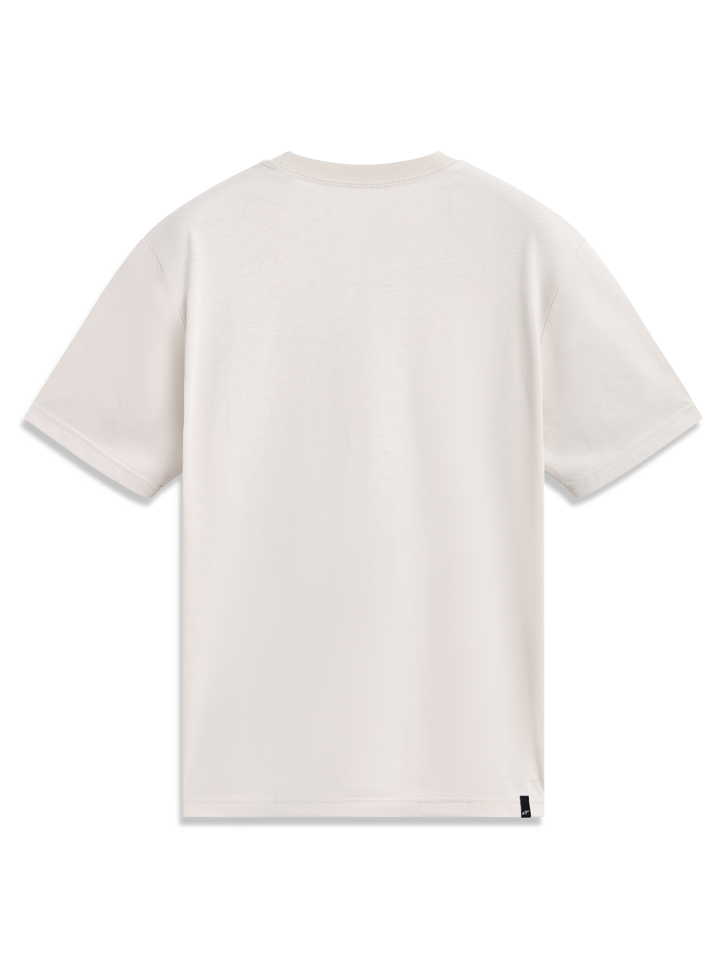 Alpinestars Elliptogrit CSF T-Shirt, Kurzarm-Sportswear-T-Shirt in Sand, Rückansicht aus weichem Baumwollmischgewebe.