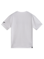 Alpinestars Race Wordmark CSF Kurzarm-T-Shirt, Sportswear, Weiß, Rückansicht mit schwarzem Ageless-Logo am Ärmel
