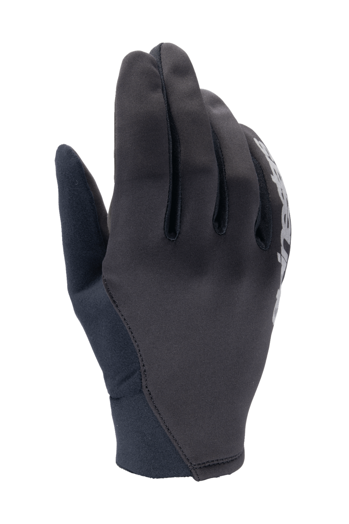 Alpinestars A-Dura Thermo-Handschuhe, schwarze Mountainbike-Handschuhe, flexible Gewebekonstruktion mit weißem Logo-Detail, Neoprenmanschette, Windschutz für kaltes Wetter