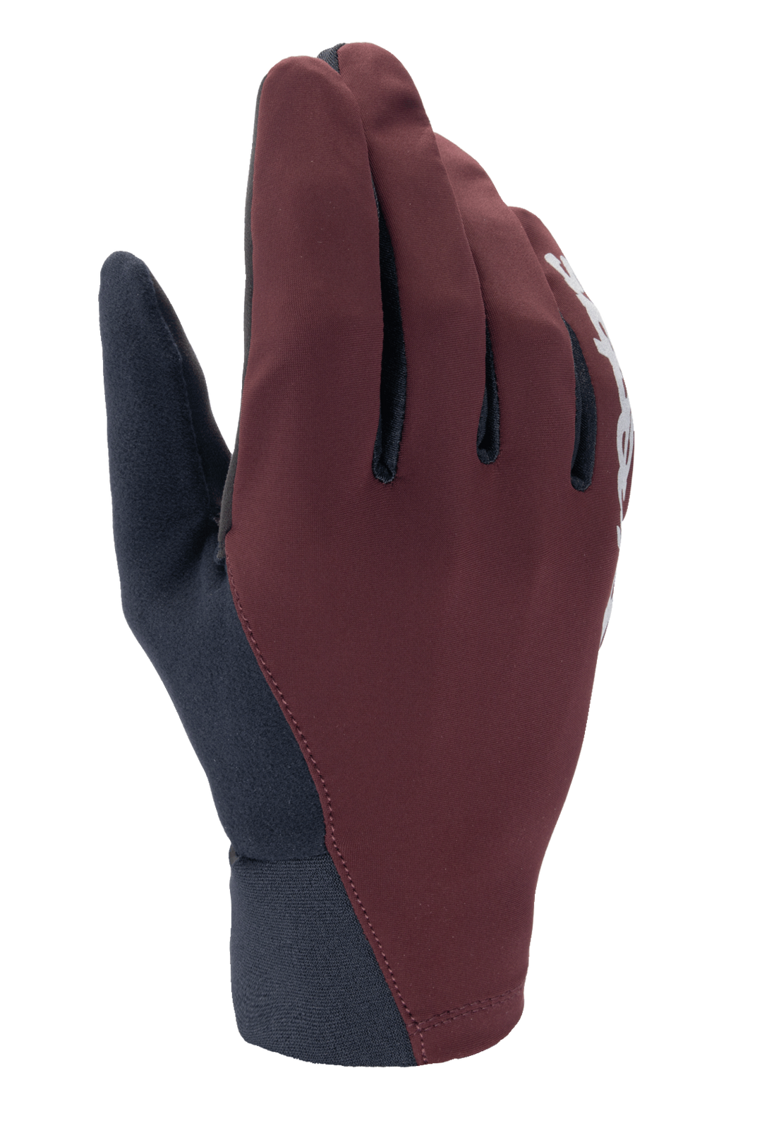 thermal handschuhe L / Dunkles Burgunderrot
