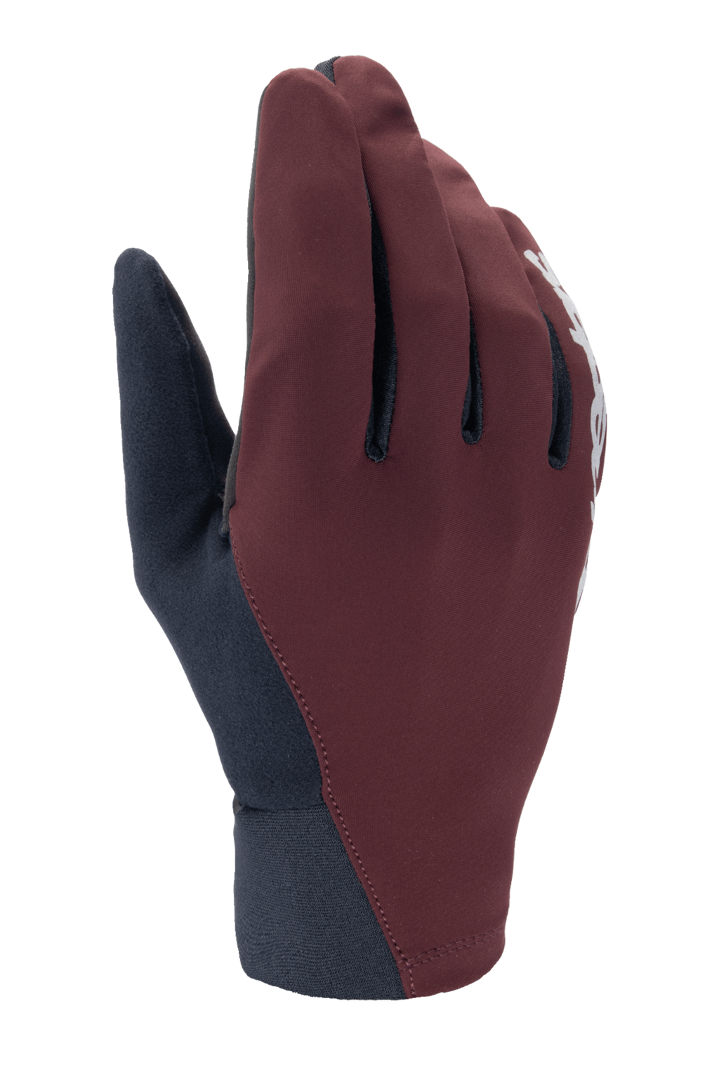 Alpinestars Stella A-Dura Thermal Handschuhe, MTB-Fahrradhandschuhe für Damen, Dunkelrot und Dunkelblau, flaches Profil, Neoprenmanschette und weißes Logo, ideal für Fahrten bei kaltem Wetter