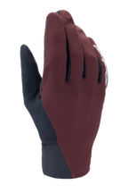 Alpinestars Stella A-Dura Thermal Handschuhe, MTB-Fahrradhandschuhe für Damen, Dunkelrot und Dunkelblau, flaches Profil, Neoprenmanschette und weißes Logo, ideal für Fahrten bei kaltem Wetter