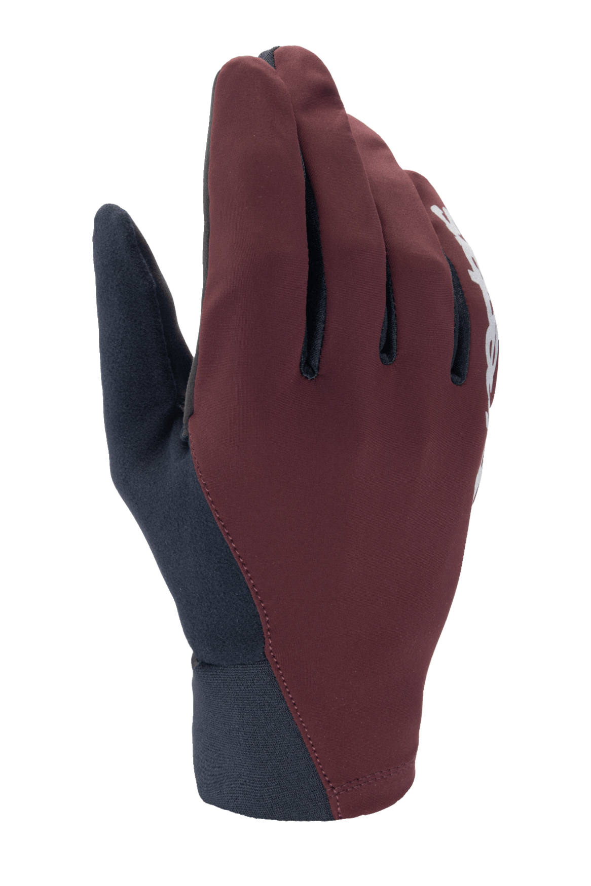 Alpinestars Stella A-Dura Thermal Handschuhe, MTB-Fahrradhandschuhe für Damen, Dunkelrot und Dunkelblau, flaches Profil, Neoprenmanschette und weißes Logo, ideal für Fahrten bei kaltem Wetter