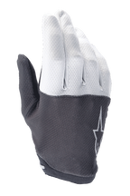 Alpinestars A-Aria Handschuhe, Mountainbike-Handschuhe, Hellgrau und Dunkelgrau, strukturiertes Obermaterial mit Stern-Logo, flexibles Material und niedriges Profil für den Geländeradsport