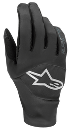 Alpinestars Drop 4.0 Handschuhe, Mountainbike-Handschuhe, Schwarz, mit einem großen weißen Sternlogo auf dem Handrücken, atmungsaktiver Stretch-Mesh-Konstruktion und schlankem ergonomischem Design für Enduro-Fahrten