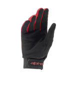 Alpinestars Damen Stella A-Dura Handschuhe, Mountainbike-Handschuhe, Burgunderrot und Schwarz, Handflächenansicht mit Grip aus synthetischem Wildleder, Neoprenmanschette mit Klettverschluss, rotes Alpinestars-Logo